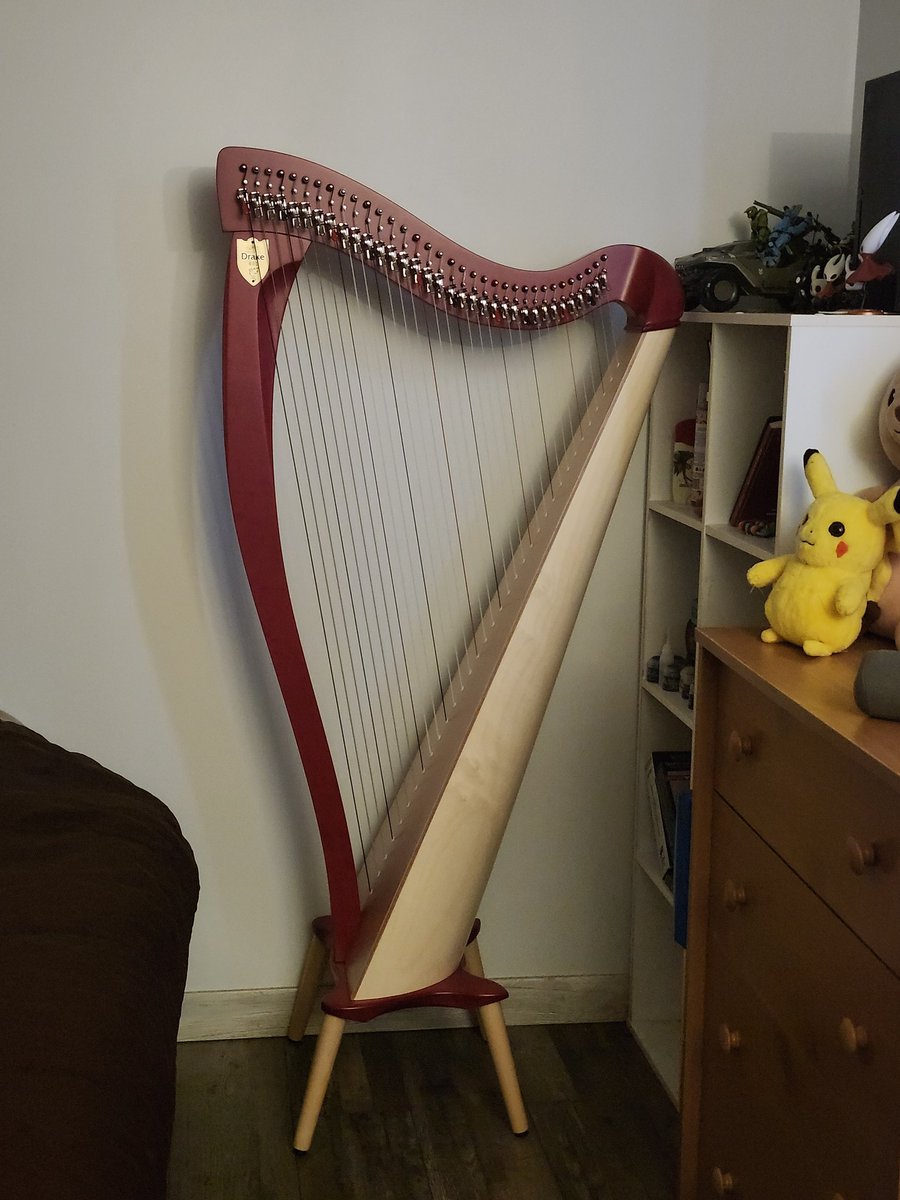 addy2845's tweet image. Already broke (and replaced) my C4 string, but I&apos;m so excited it&apos;s here now
Gonna give it a little more time before I tune the rest