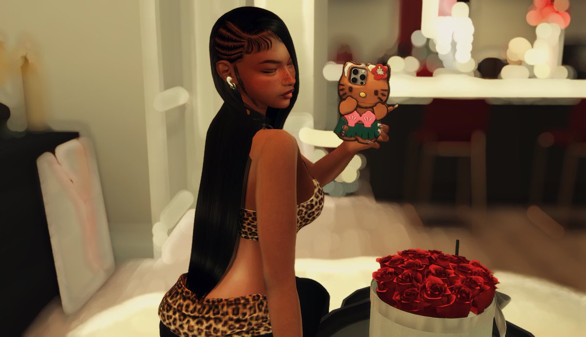 clawdiaxo's tweet image. roses for the lioness 🫦