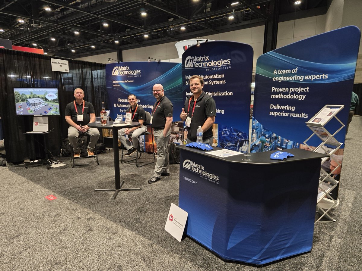 MatrixTechInc's tweet image. Team Matrix had a blast at this year’s Rockwell Automation Fair in Chicago, IL.

We’re energized to bring back fresh ideas and continue delivering forward-thinking solutions for our clients. Here’s to building on this momentum and making an even greater impact next year!