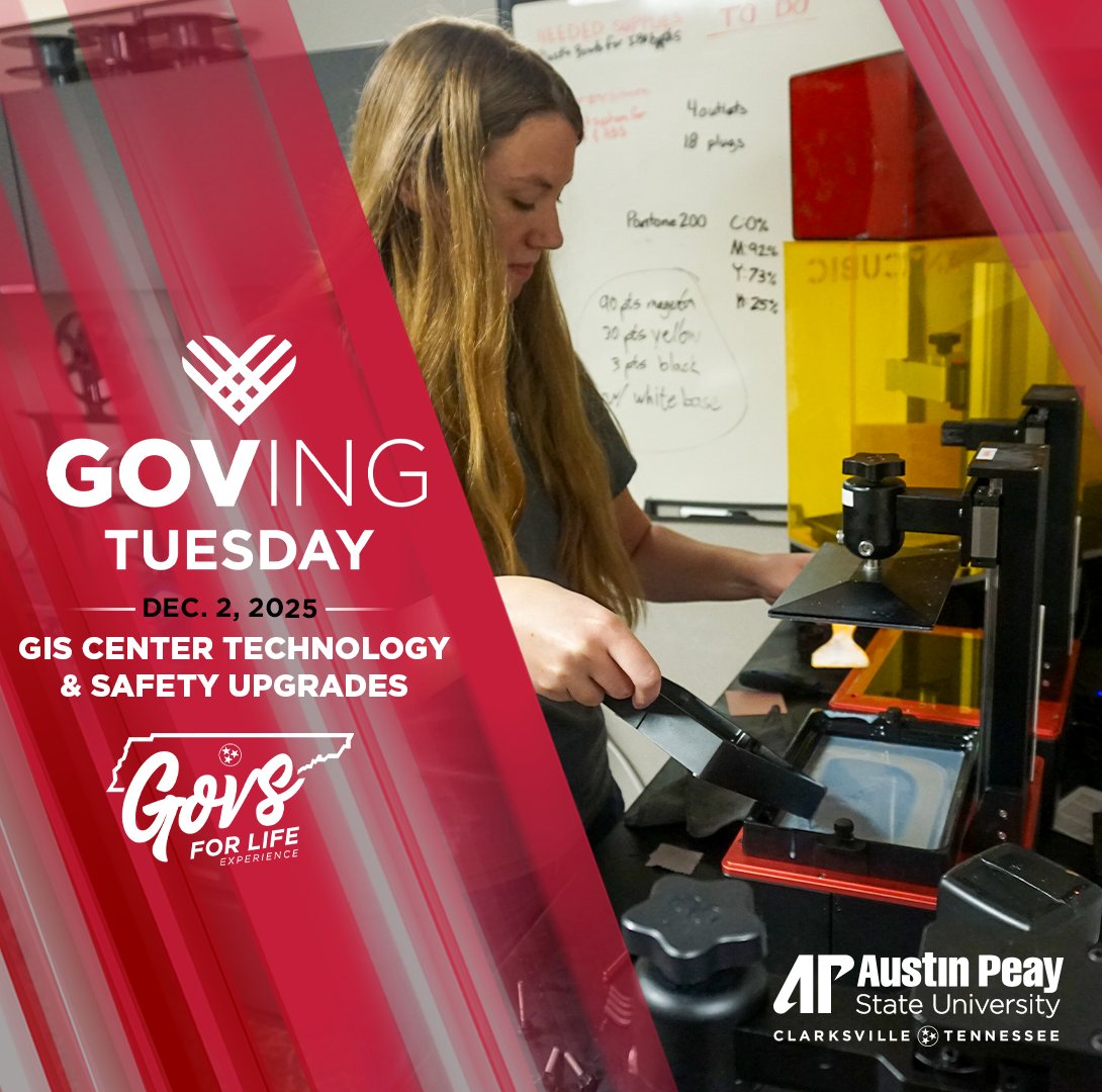 APSUCoSTEM's tweet photo. Support the College of STEM on Goving Tuesday! We're upgrading our GIS Center with a fire-proof charging and storage system to protect students and maintain 24/7 readiness. Donate on December 2!
Learn more --> https://t.co/FlW2ghhQ64
@AustinPeay | @PresidentLicari | #GovsLead https://t.co/PmN0Boc4NR