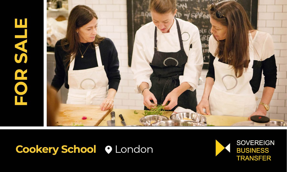 Rare opportunity to acquire a well-established, profitable cookery school and experiential venue in a prime #London location. Strong flow of bookings and vouchers generated via Red Letter Days. More info 👉 sovereignbt.co.uk/business-for-s…