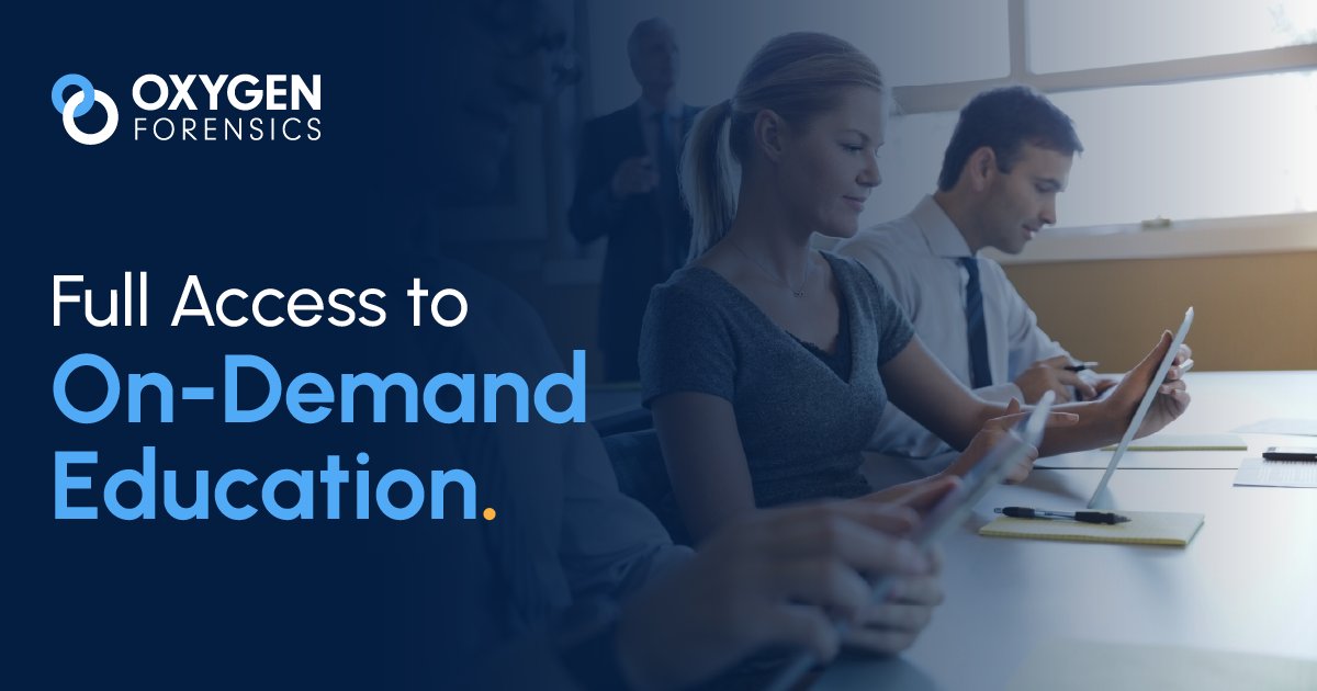 oxygenforensic's tweet image. 💡 Oxygen customer? Get full access to on-demand education through our Learning Management System and stay current with the latest features and updates.
hubs.li/Q03VrjG30
🎓 Don’t miss this opportunity to sharpen your skills and stay ahead. Act now! 

#DFIR #OxygenTraining