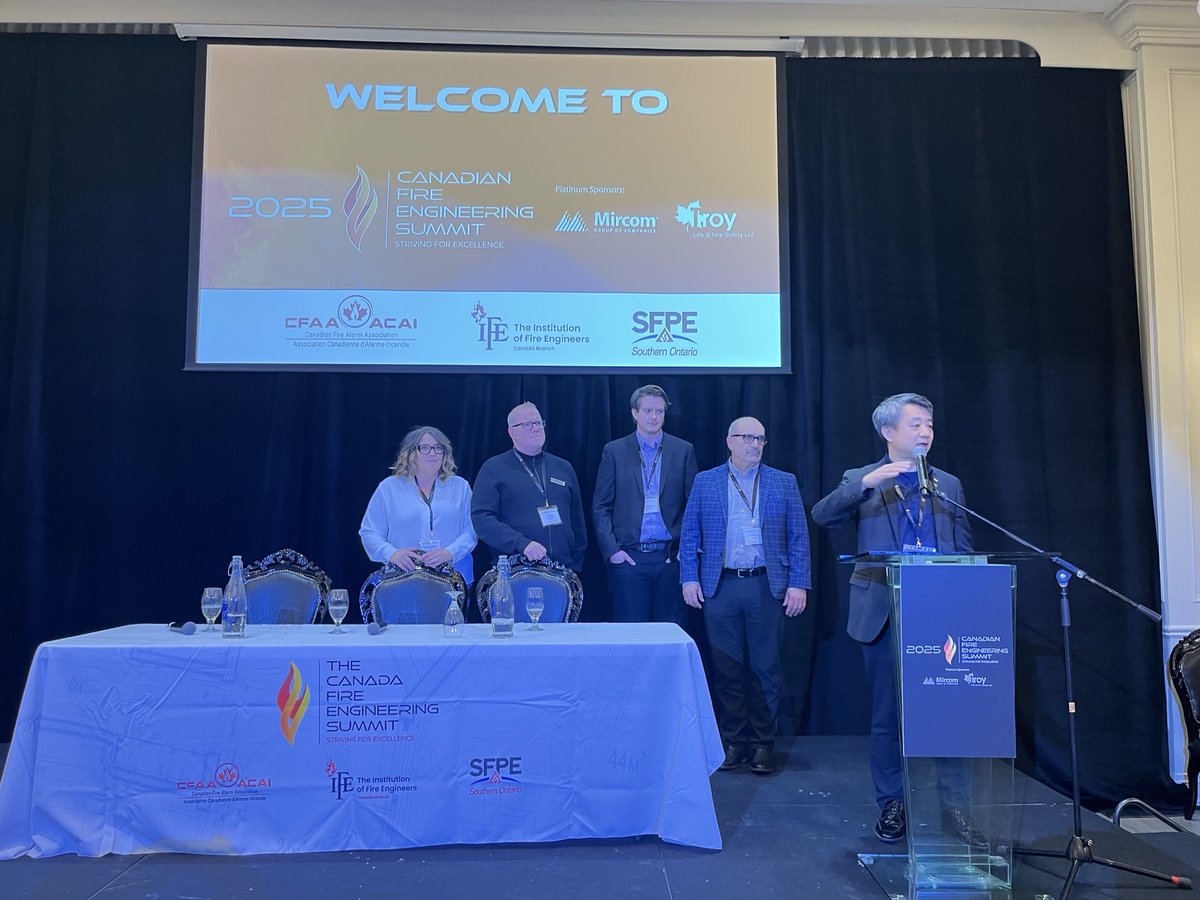 troylfs's tweet image. And just like that, another incredible Canadian Fire Engineering Summit has come and gone!

We were proud to be Platinum Sponsors for this year&apos;s informative and engaging event, which brought together #fireprotection experts from all corners of the country.