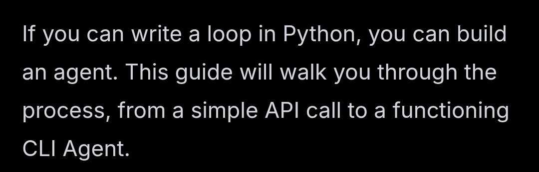 devloper_hs's tweet image. This line from hit hard!

Source: Practical Guide on how to build an Agent from scratch with Gemini 3 by @_philschmid