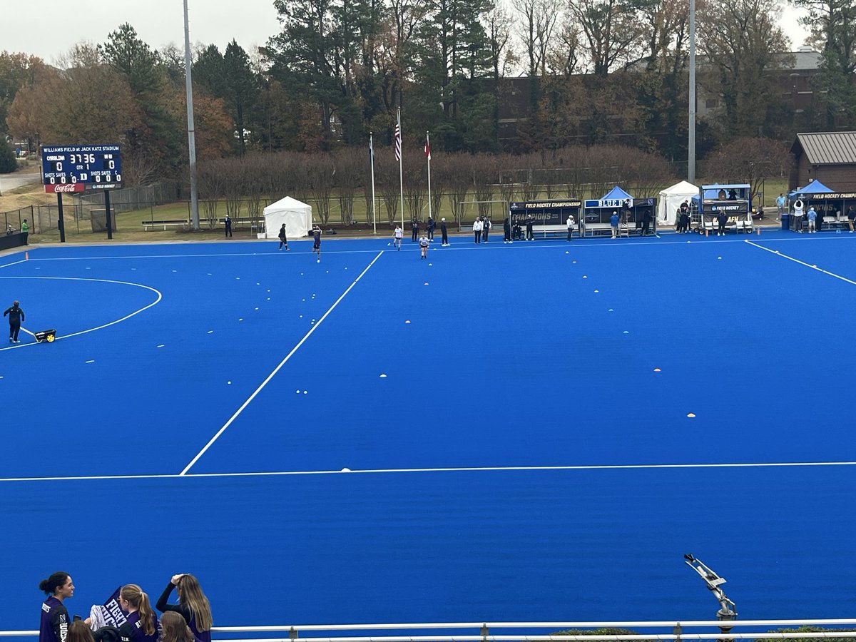 Checking in from Durham, NC!

No. 2 Northwestern takes on No. 1 North Carolina in the field hockey NCAA Tournament semifinals in just over half an hour. Here with <a href="/jemccl125/">Jonah</a> and <a href="/AudreyPachuta/">Audrey Pachuta</a> for <a href="/DailyNU_Sports/">Daily NU Sports</a>.
