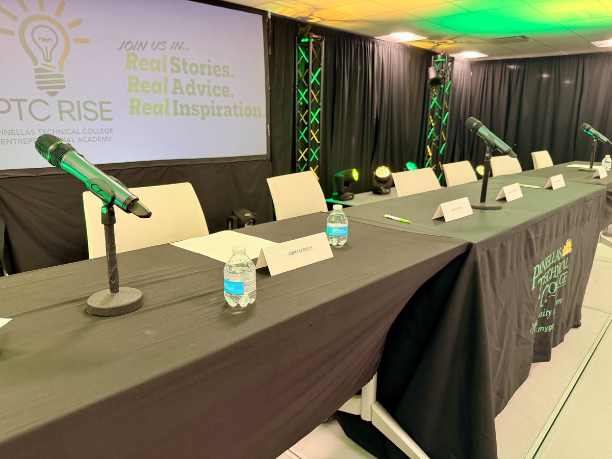 AdamSeebeck's tweet image. I joined the Rise Entrepreneur Panel at Pinellas Technical College (@PinellasTech) today.

Strong questions, real discussions, and a lot of students already building things.

Thanks to PTC for having me.