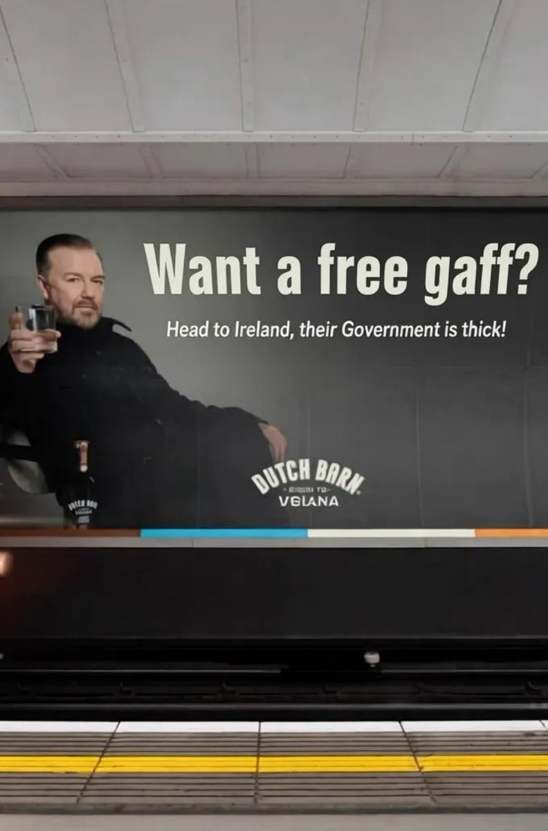 Spotted on the Tube today <a href="/rickygervais/">Ricky Gervais</a>