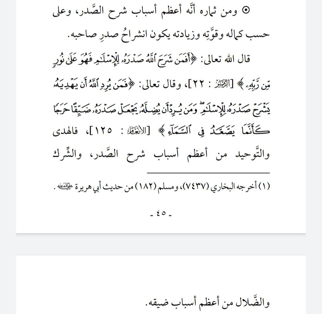 [ من معالم التوحيد للشيخ عبد الرزاق البدر حفظه الله ورعاه ص ٤٥ - ٤٦  ]