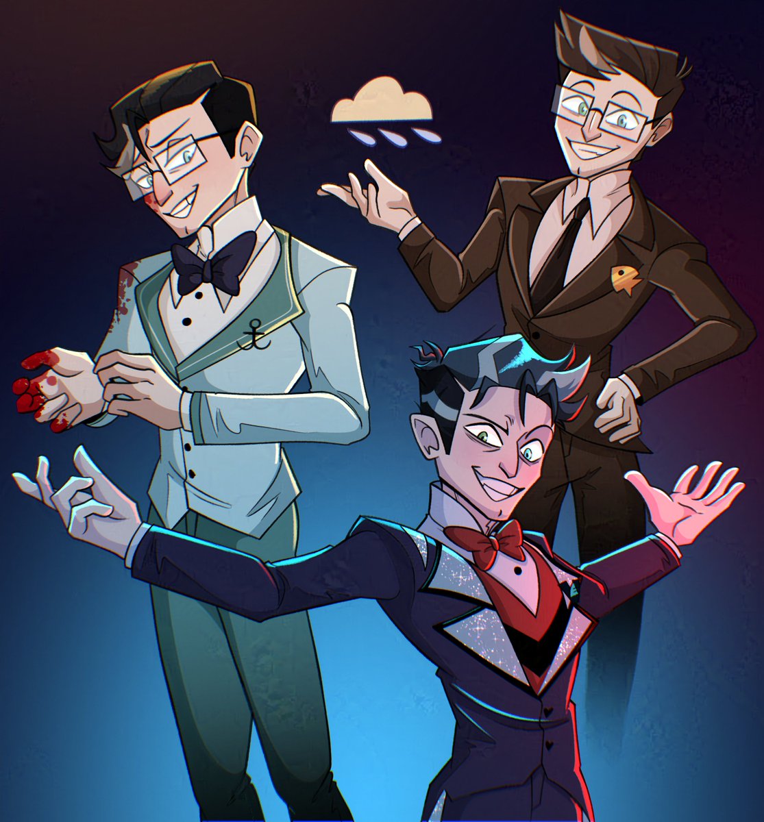 Human Vox designs? Plural? Viv you shouldn't have! ♥ #HazbinHotel