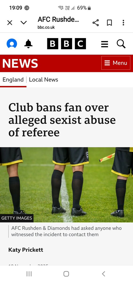 radical_referee's tweet image. &quot;In a sport where a degree of abuse toward match officials has too often become normalised&quot; 
👁
&quot;The extensive coverage it has received&quot;  &quot;It has sparked important conversations about HOW match officials are treated&quot;

Some of the words from @AFCRD 

#RefShortage 
#NonLeague