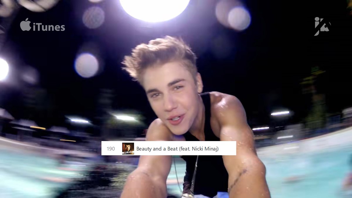 JDBAnalytics's tweet image. .@justinbieber&apos;s &quot;Beauty and a Beat (feat. Nicki Minaj)&quot; returns to US iTunes chart at #190. 🇺🇸