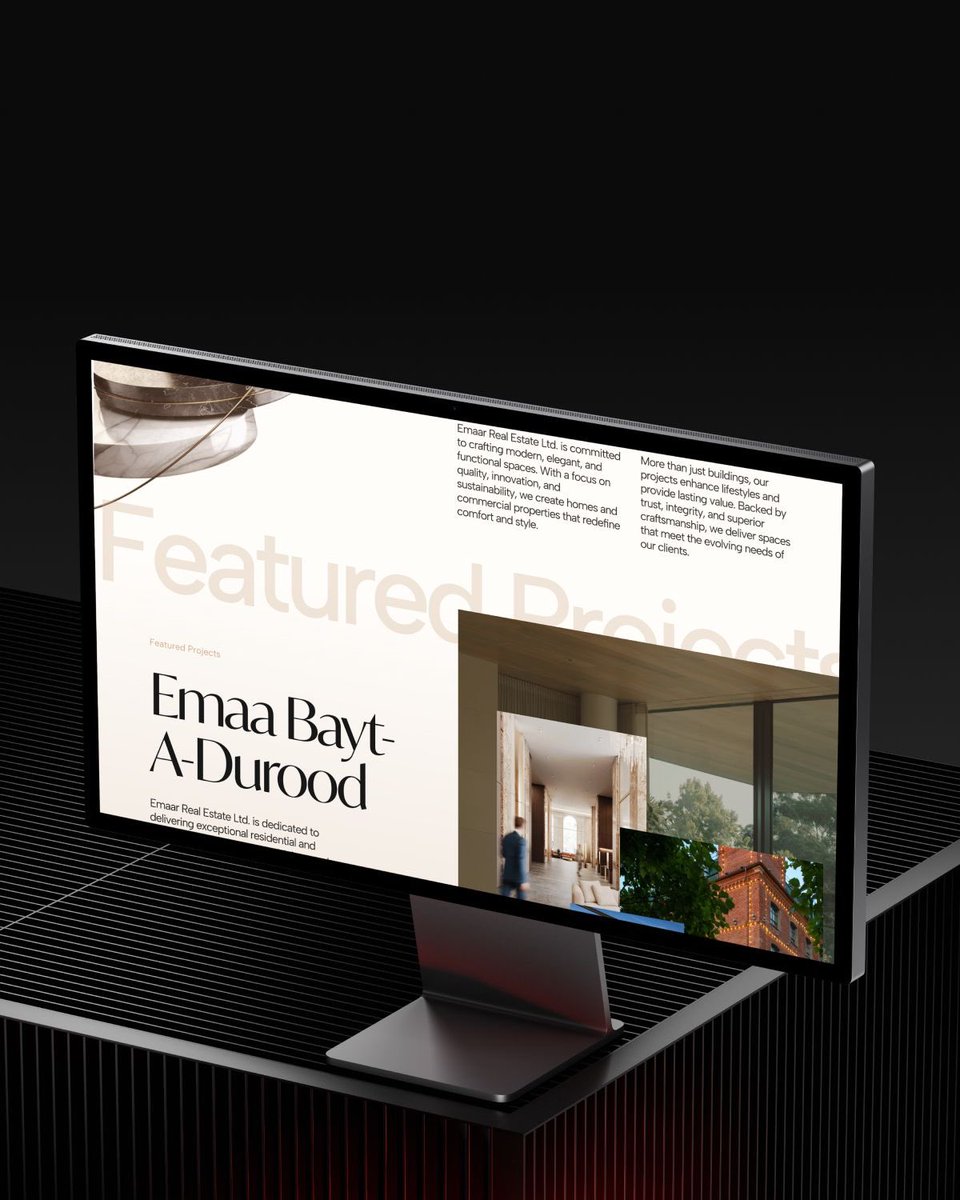 ISaadzy's tweet image. Modern, minimal, intentional.
No distractions just direction.

Would this work for your brand? 

#Framer #NoCode #Website