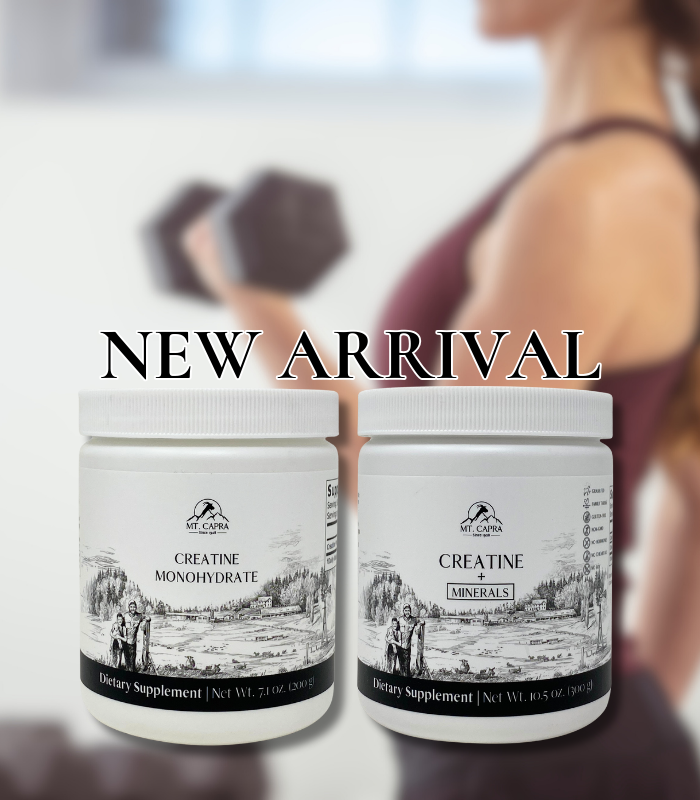 mtcapra's tweet image. The wait is over — Creatine is here!

25% for a limited time. Available in plain or with hydrating goat whey minerals.

Shop creatine at bit.ly/3XgUco7

#creatine
#creatinemonohydrate
#exerciserecovery
#creatinebenefits