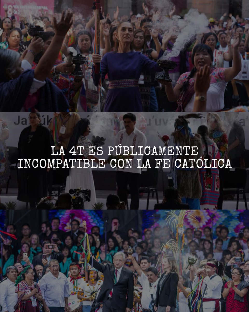 CarlRamirezA's tweet image. Las acciones realizadas en contra de la libertad religiosa, son EVIDENTES. Te enlisto algunas:

1.- El gobierno de la CDMX (MORENA), realizó una proyección de imágenes anticristianas, sobre la Catedral Metropolitana. 

2.- La iniciativa del diputado Arturo Ávila Anaya (MORENA),…