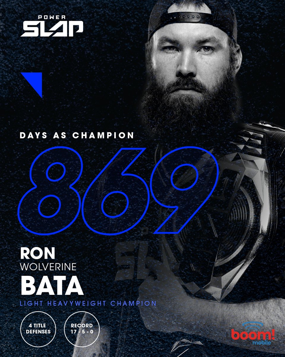 powerslap's tweet image. A fourth straight title defense for the Light Heavyweight Champion 🏆

Who&apos;s next for Wolverine?

[ B2YB boom! Mobile ]