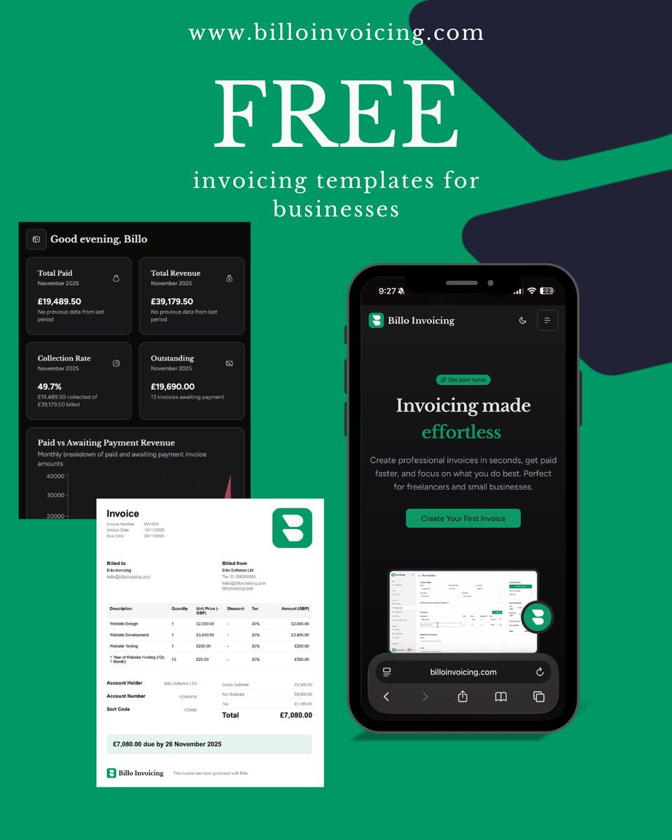 acertineflow's tweet image. Did you know Billo is also accessible via mobile? Making it even more convenient for you and your clients to process payments!💸
