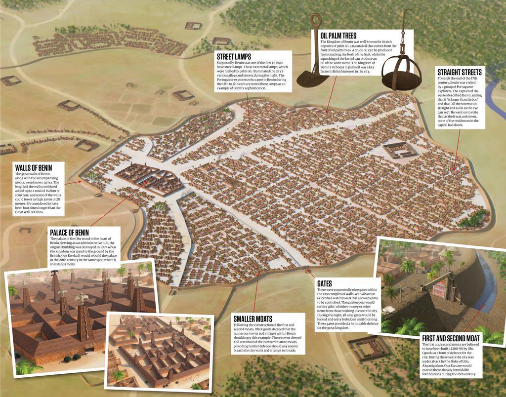 The great Benin City, in West Africa, located in modern-day Nigeria, in Edo State. The explorers were stunned by the greatness and the discipline of the inhabitants of the city. The city he talks about, Benin City, was much bigger than Amsterdam, the Dutch capital and so much