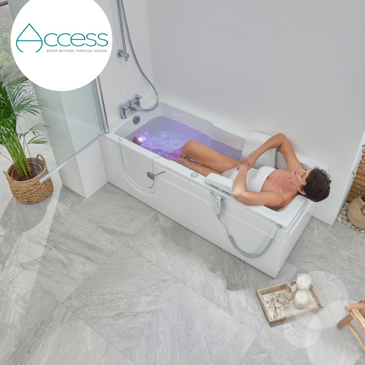 AccessWIBaths's tweet image. Bathing benefits sleep, circulation &amp;amp; joints.

Access Walk-In Baths make it safer to enjoy:
✔ Slip-resistant surfaces
✔ BioCote® tech
✔ Low-level entry

👉 accesswalkinbaths.com
#SafeBathing #WalkInBaths #Wellbeing