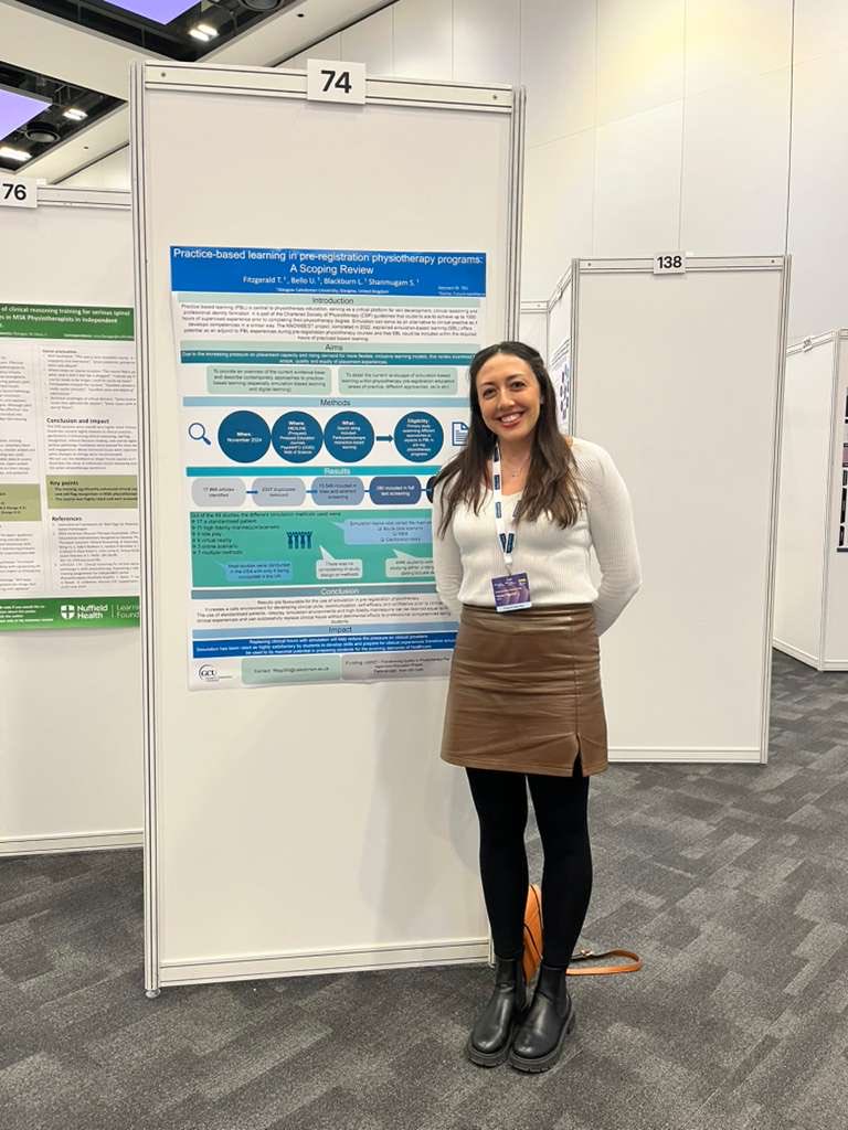 Tams_Fitz's tweet photo. Amazing first day at the CSP conference. Had the opportunity to present three posters and attended some amazing talks and workshops. Looking forward to the final day tomorrow! #physio25 https://t.co/wRQ62eQ9bw