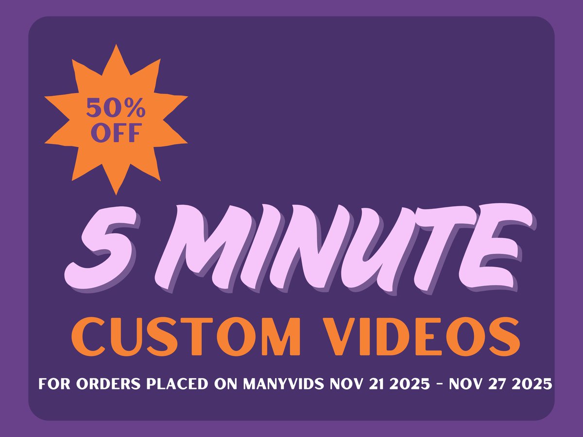 I will be on a filming hiatus Dec 1-12 as I have a full two weeks of medical appointments and tests to attend for myself AND for my dog too (yay!) that will prevent me from being able to film as I will have limited time and mobility. Before that happens, I am running a promotion