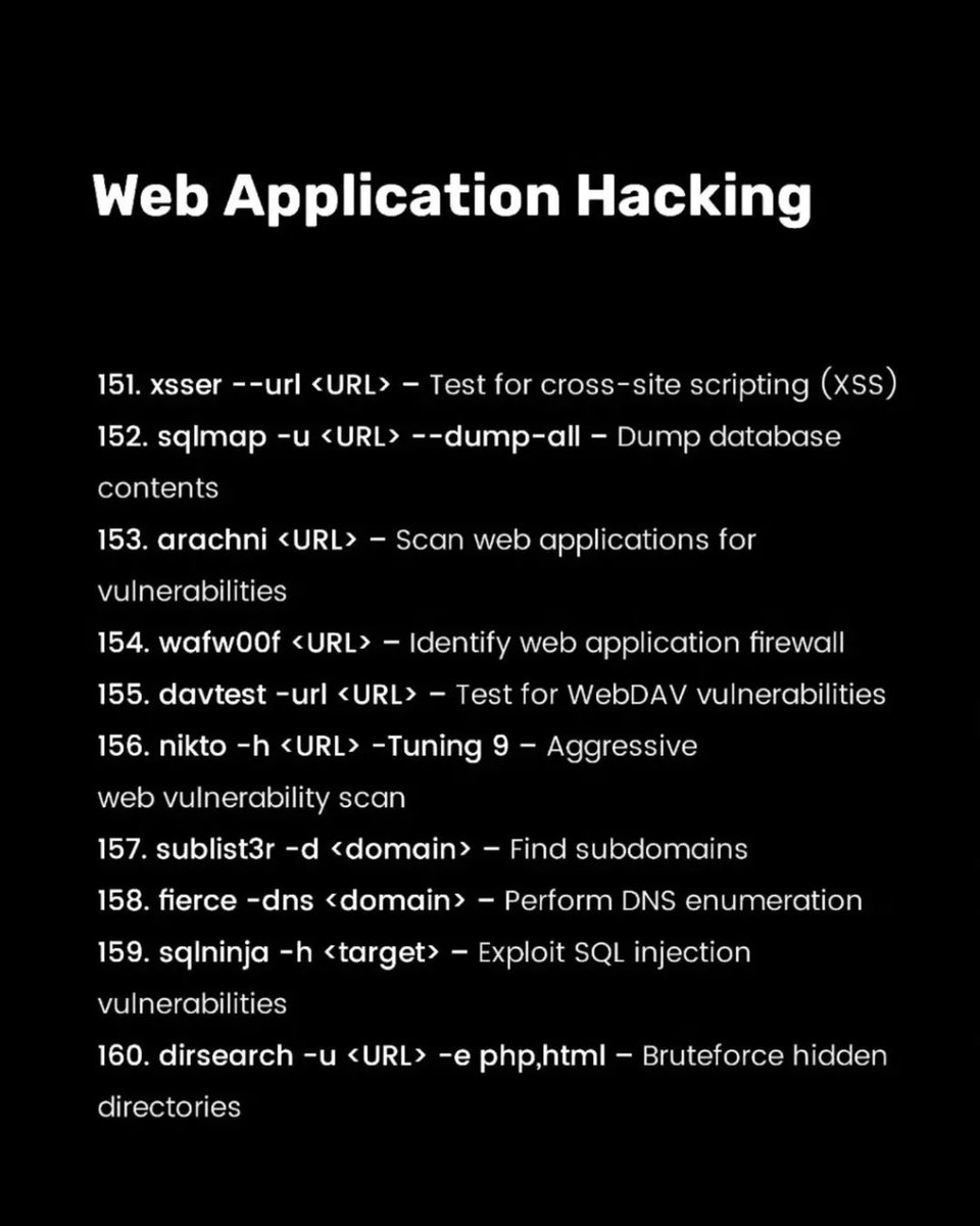 Anastasis_King's tweet image. 🐉 Kali Linux Commands — Essential Guide for Cybersecurity Practitioners

Kali Linux is one of the most widely used operating systems in cybersecurity, favored for its versatility, built-in tools, and powerful command-line capabilities. 
🔖 #KaliLinux #LinuxCommands