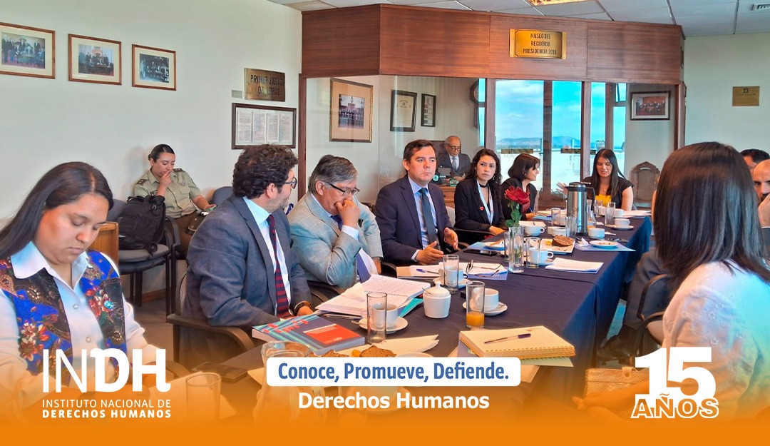 #INDHMaule📍participó en la tercera sesión de la Mesa Interinstitucional de la Fiscalía Judicial de la Corte de Apelaciones de Talca, que abordó la situación de personas privadas de libertad en recintos de la región y donde además el Comité de Prevención de la Tortura