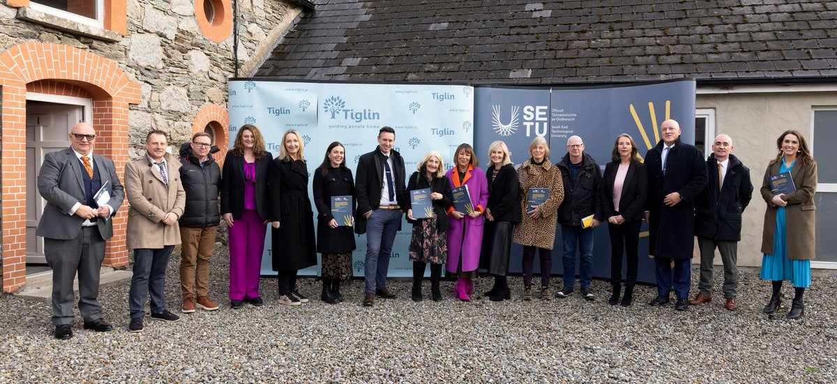 SETUIreland's tweet image. A proud day for SETU and Tiglin as we launched our 2023–2025 Project Report with Minister James Lawless TD. This pioneering collaboration, unmatched nationally or internationally, has transformed hundreds of lives through education in recovery settings.

#SETU | #Tiglin