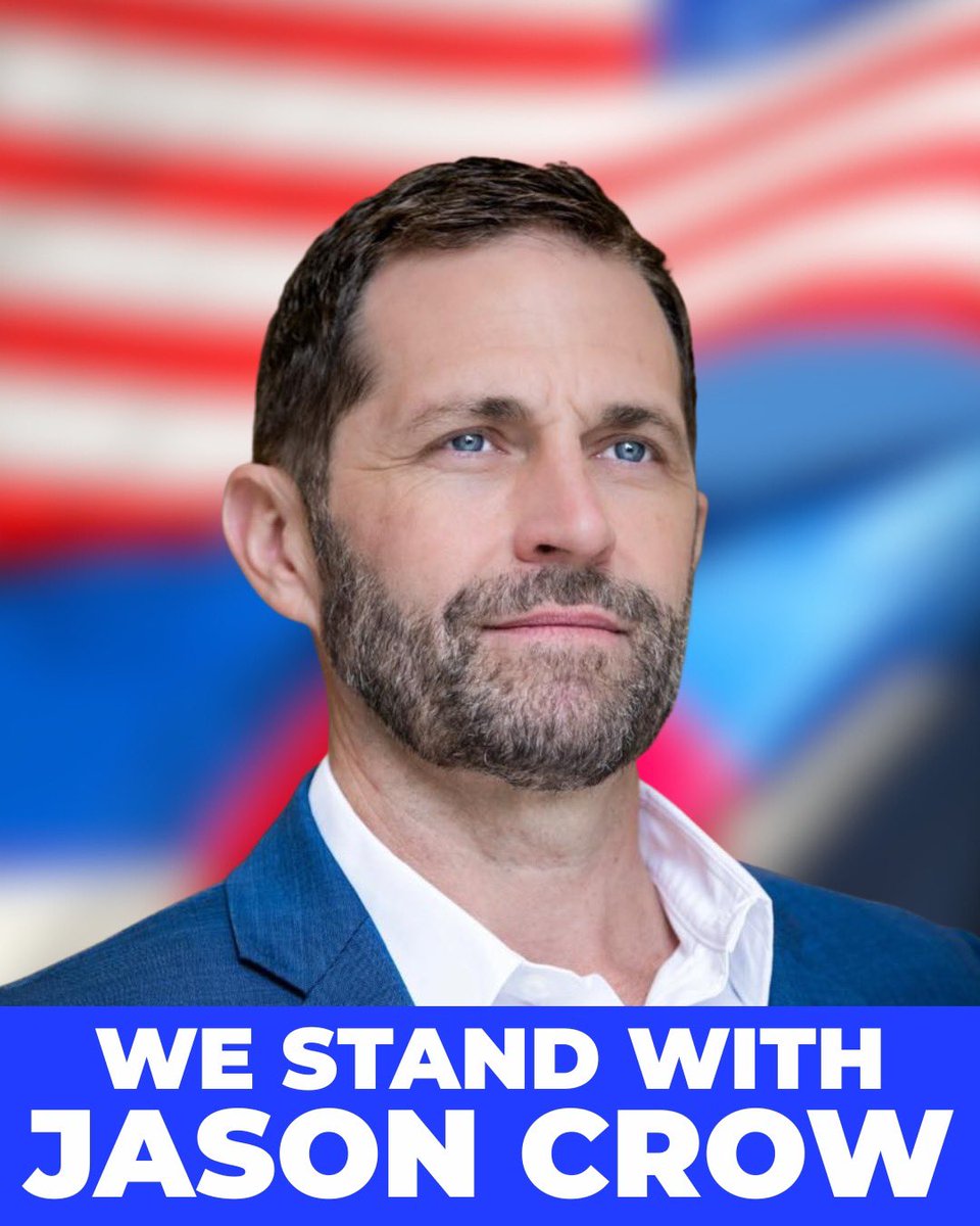 coloradodems's tweet image. Donald Trump called for Jason Crow, a veteran and Congressman, to be put on trial and executed for reminding our troops to refuse illegal orders.

It’s dangerous. It’s unhinged. And it’s beneath the office of the president.

We stand with @RepJasonCrow 🇺🇸