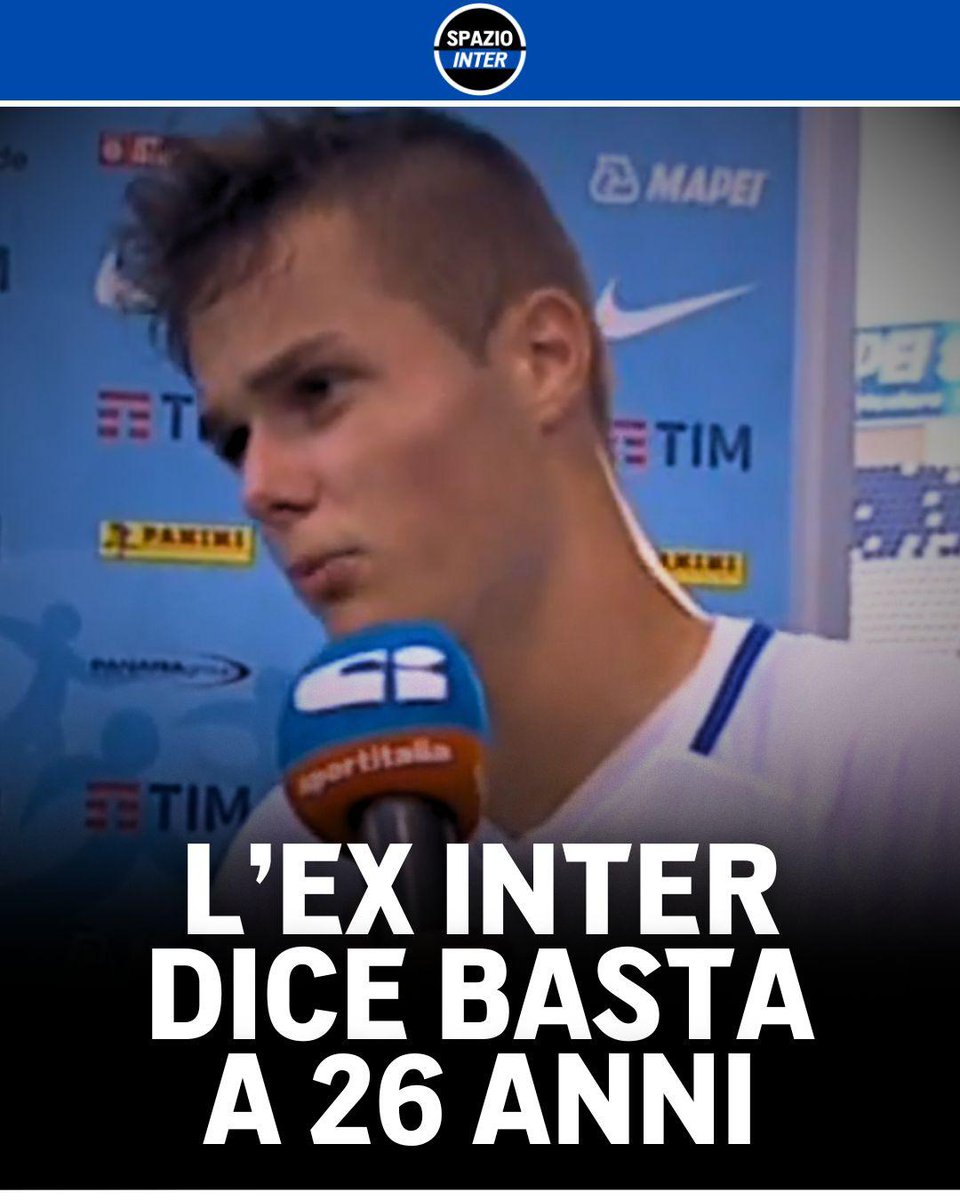 SpazioInter's tweet image. Alla rottura del terzo crociato, Zinho Vanheusden dice STOP 🚨

L&apos;ex promessa dell&apos;Inter, acquistato in Belgio nel 2015 e vincitore di Scudetto e Coppa Italia con la Primavera, ha deciso di dire basta al calcio giocato a soli 26 anni ❌

#Inter #SpazioInter