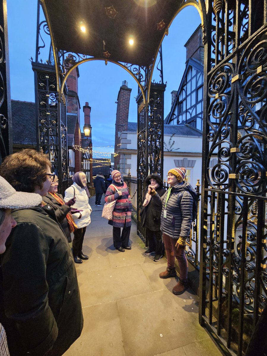 Everyday is a learning day for tour guides! Today we are learning about the Women of Chester from <a href="/ChesterTour/">THE Chester Tour</a> guide Gail #Chester #WalkingTour #QualifiedToGuide #NWTGA
<a href="/BBGuides/">British Guild of Tourist Guides</a> <a href="/TouristGuiding/">Institute of Tourist Guiding</a> <a href="/ChesterTours/">WalkingToursChester</a>