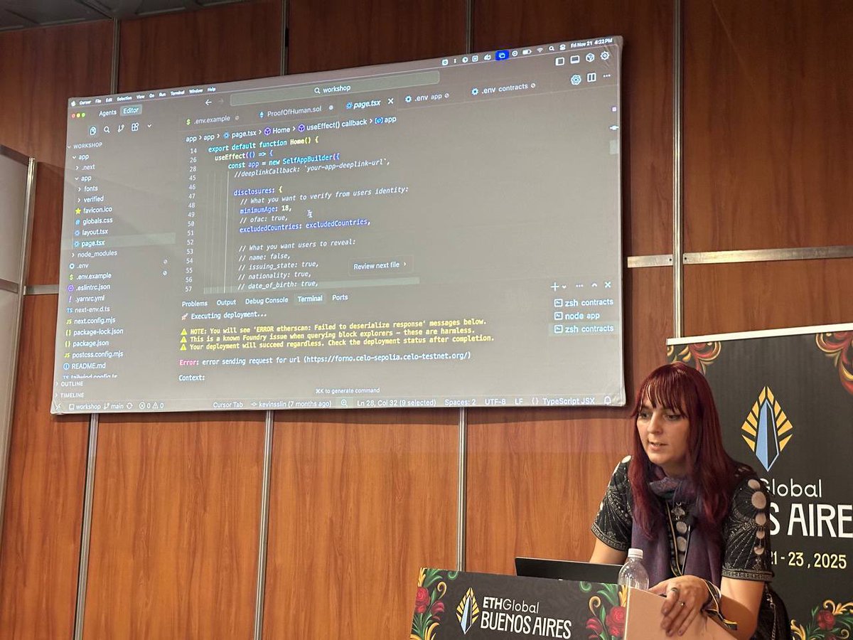SelfProtocol's tweet image. Thanks to all of the devs that joined Evi’s workshop!

We can’t wait to see what you build with Self - stop by the booth for any questions &amp;amp; support 🫡