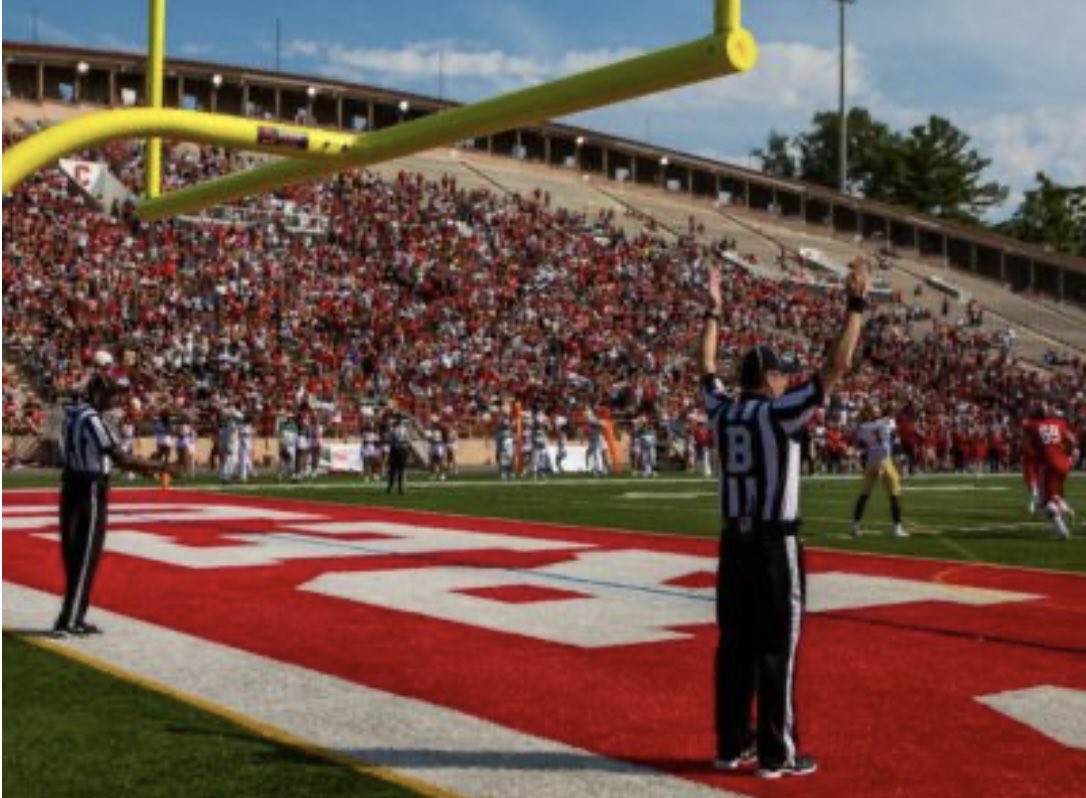 Excited to be at <a href="/BigRed_Football/">Cornell Football</a>  game tomorrow! Thank you for the invite. 

<a href="/DanSwanstrom/">Dan Swanstrom</a> <a href="/Coach_Hatcher20/">Mike Hatcher</a> <a href="/Sean_Reeder/">Sean Reeder</a> <a href="/CoachBhakta/">Satyen Bhakta</a> 

#YellCornell