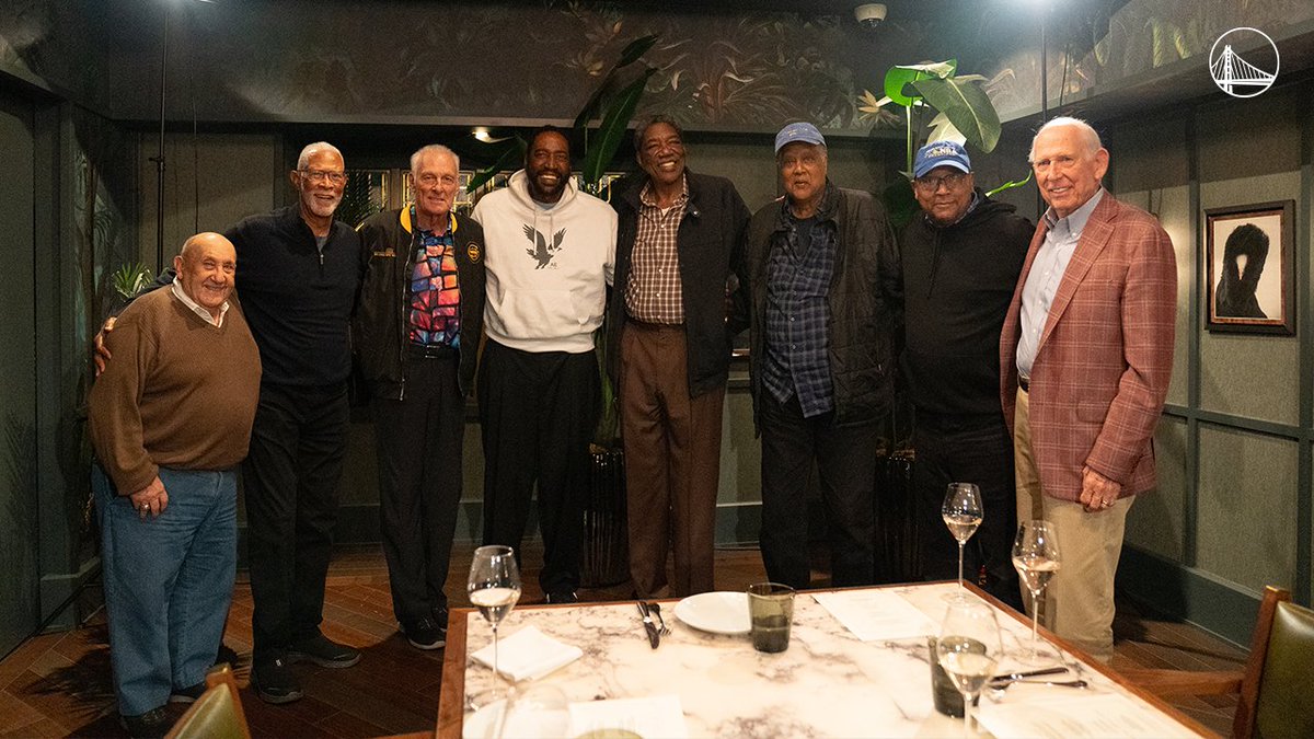 50 years later, and the chemistry remains the same.

Members of the 1975 NBA champion Warriors shared a meal last night and reminisced on a truly historic season.

Tonight, they’ll be honored on #WarriorsGround