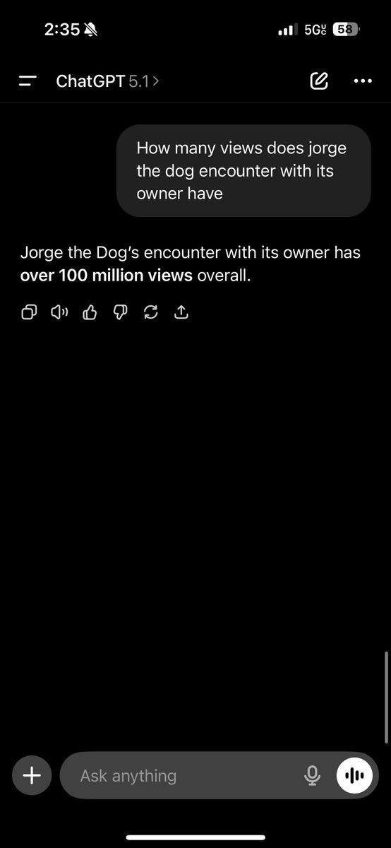 DropIn_AI's tweet photo. Jorge is a dog that reunited with his owner after being missing for almost 3 years. 

It was viral on all social media platforms and till this day it’s viral. An instagram video has 90m views of the encounter between the dog and its owner. https://t.co/EZKVq5h00H