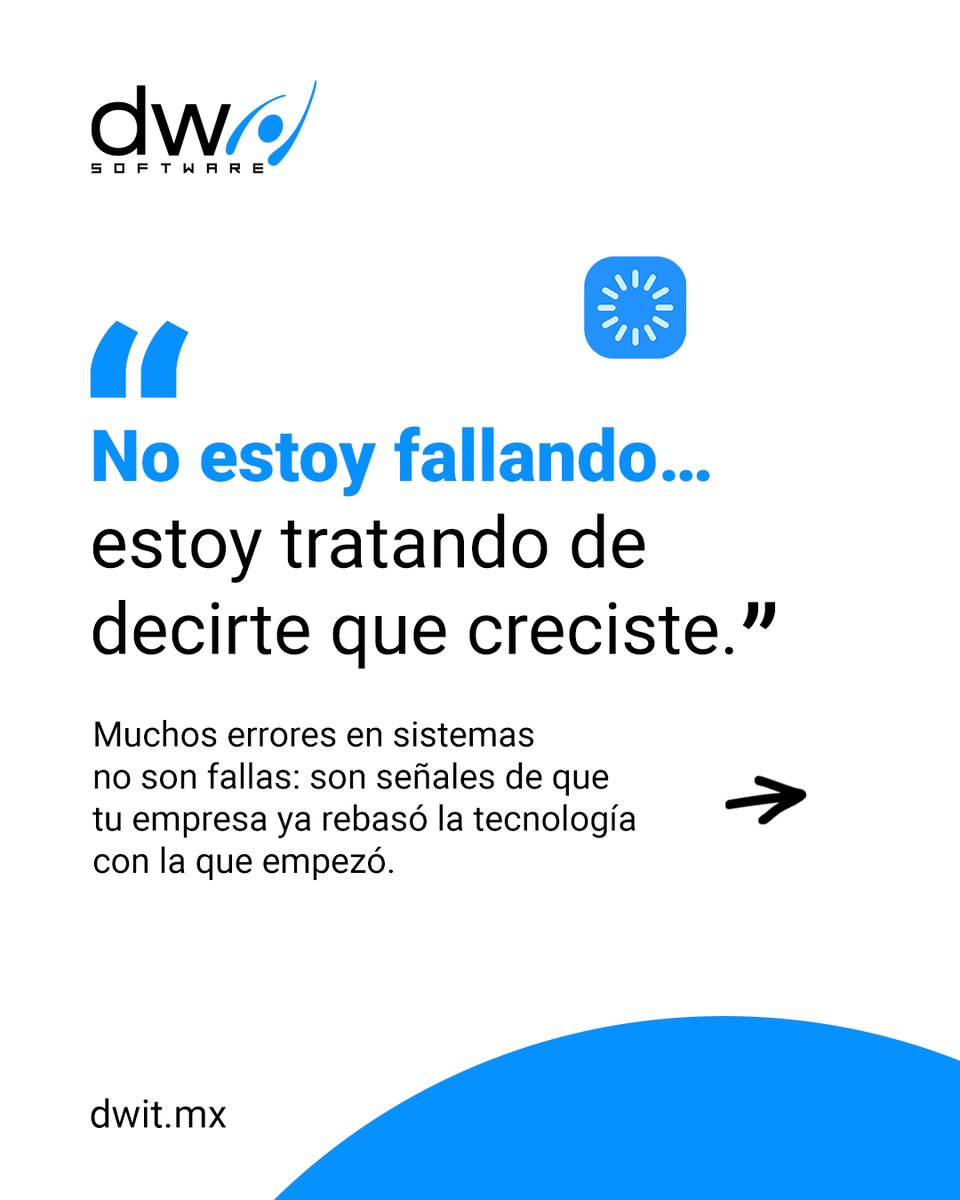 software_dw's tweet image. Tu software quiere decirte algo… 💽❌ #DWSoftware #DesarrolloWeb #DesarrolloMóvil