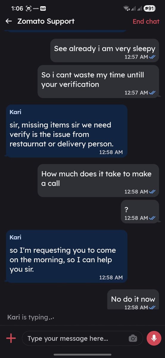 Chetanyadav2196's tweet photo. @zomatocare @zomato 

Order id : 7505191320

One waffle was missing from my order and the restaurant denied and lied that they placed all the waffles, and your customer care agent believes the verbal testimony of the restaurant.

So what about the Gold customer is he a lie? https://t.co/rLfexsD5LP