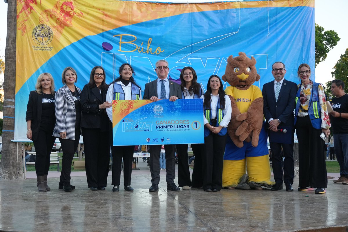 SoyUnison's tweet image. Con la participación de más de 300 estudiantes provenientes de los seis campus de la Unison y la presentación de 86 proyectos innovadores, la tarde de este jueves 20 de noviembre se realizó la ceremonia de premiación del Certamen Emprendedor Búho Innova-T: unison.mx/nota/?idnoti=3…