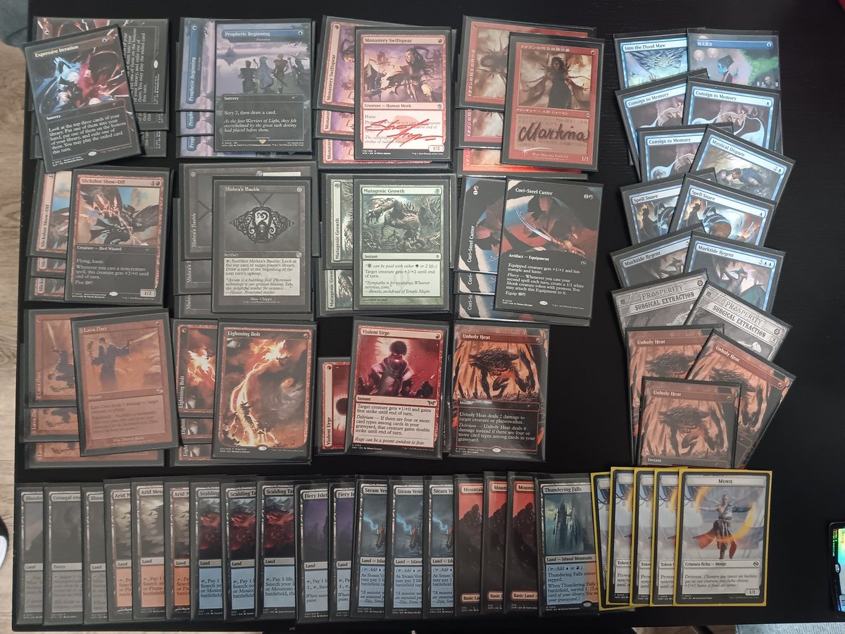Decklist ready for tomorrow, glad on the work done <a href="/marc_garrod/">Marc Gargallo</a> <a href="/Tanotom99/">TANO</a>