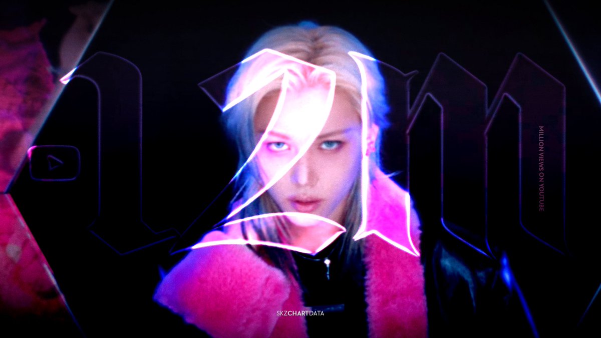 "Do It" M/V has now surpassed 12,000,000 (12M) views on YouTube. It is their fastest M/V to surpass this milestone!

#1 Do It — 14h 38min 🆕☁️
#2 Chk Chk Boom — 15h 30m
#3 LALALALA — 20h 25min

▶️ youtu.be/NED7nev2ywQ

<a href="/Stray_Kids/">Stray Kids</a> #StrayKids #스트레이키즈