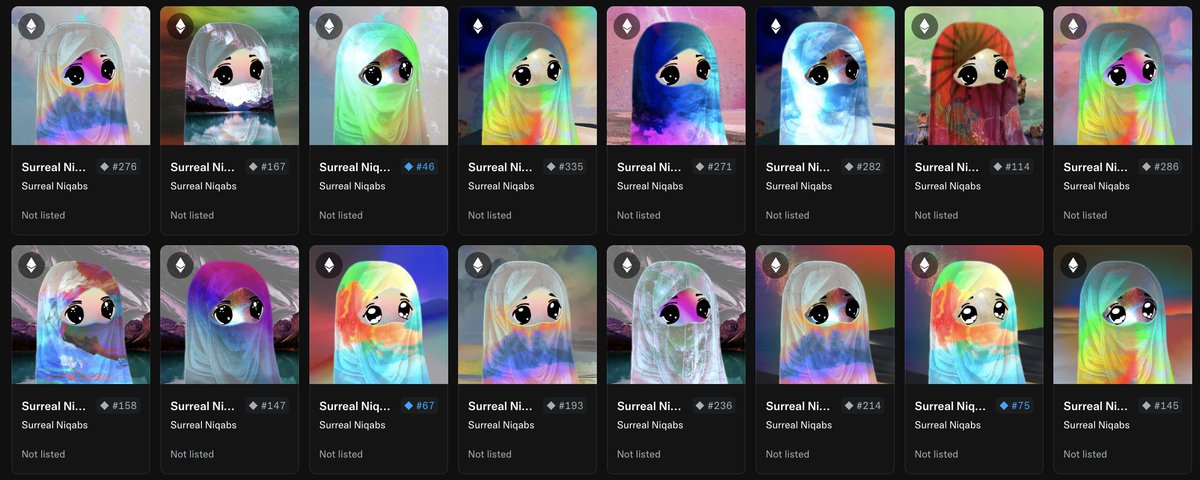 SURREAL NIQABS - MINT LIVE tweet media