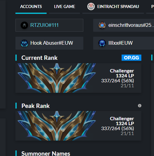 LiLippLol's tweet image. Im finally higher Elo again and im still open for any Tryout. Hit me up on discord : Lilipp