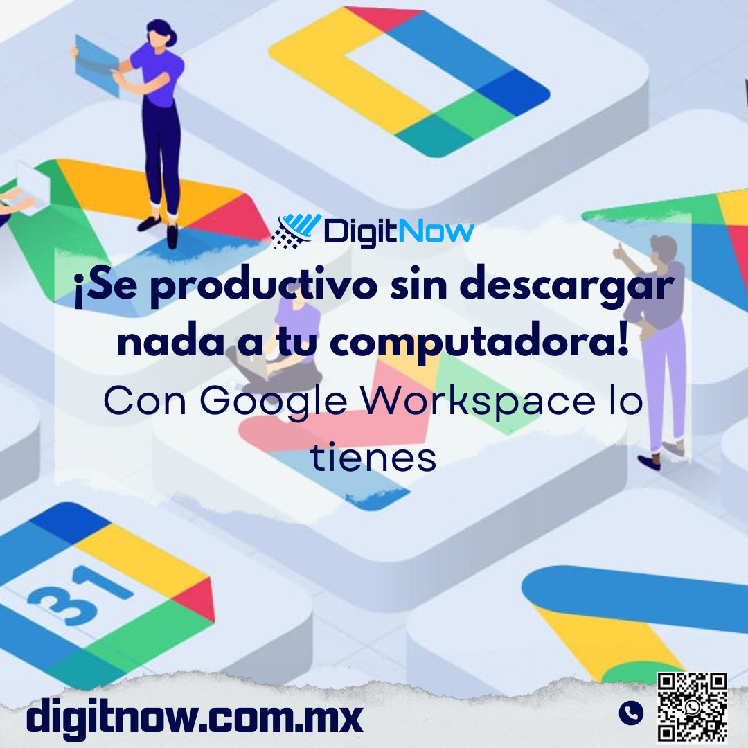 DigitNowMexico's tweet image. ☁️#GoogleWorkspace: rápido, ligero y perfecto para educación y empresas.
Menos peso, más colaboración en tiempo real y acceso desde cualquier dispositivo sin instalar nada… todo conectado.
¿Lo quieres? Te ayudamos y asesoramos.
🌐digitnow.com.mx

#Nube #Productividad