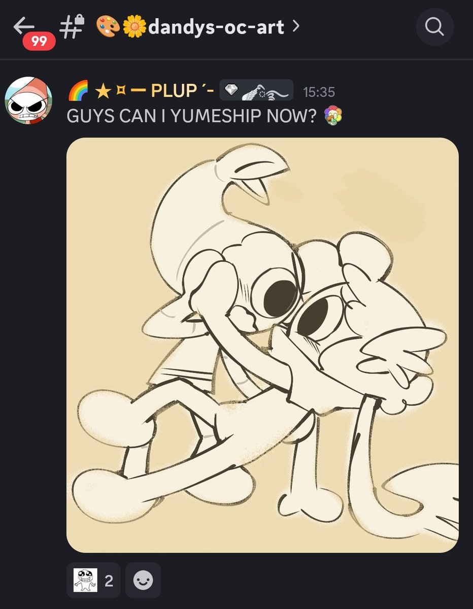 plupcloudy's tweet image. DANDYS WORLD YUMESHIPPERS ARE FREE!!!! #dandysworld #blushcrunch #fanart #yumeshipping