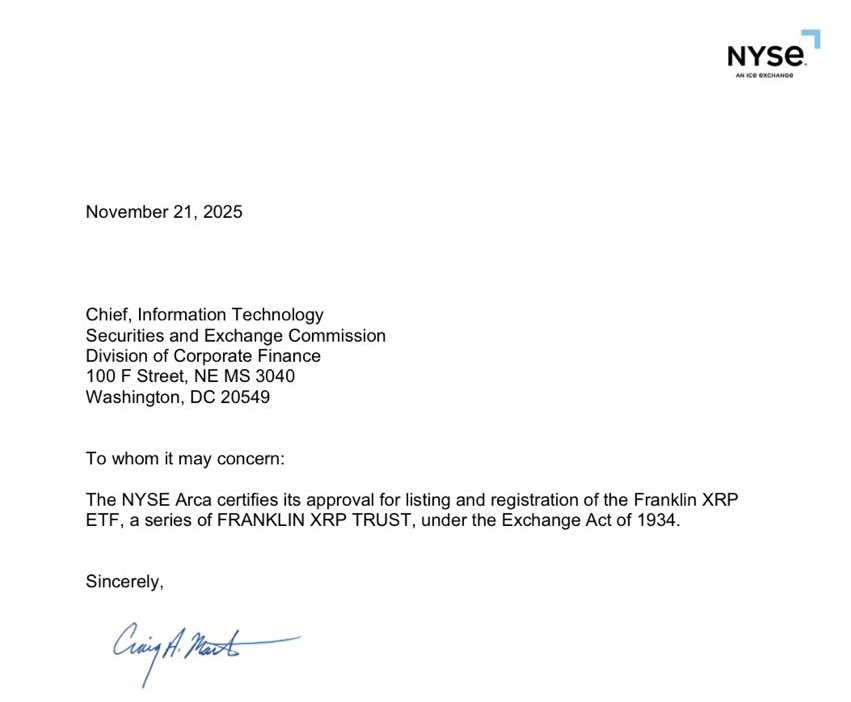 ChadSteingraber's tweet image. Both Franklin Templeton and Grayscale XRP ETF’s have been approved for the New York Stock Exchange.

ROLL OUT🔥