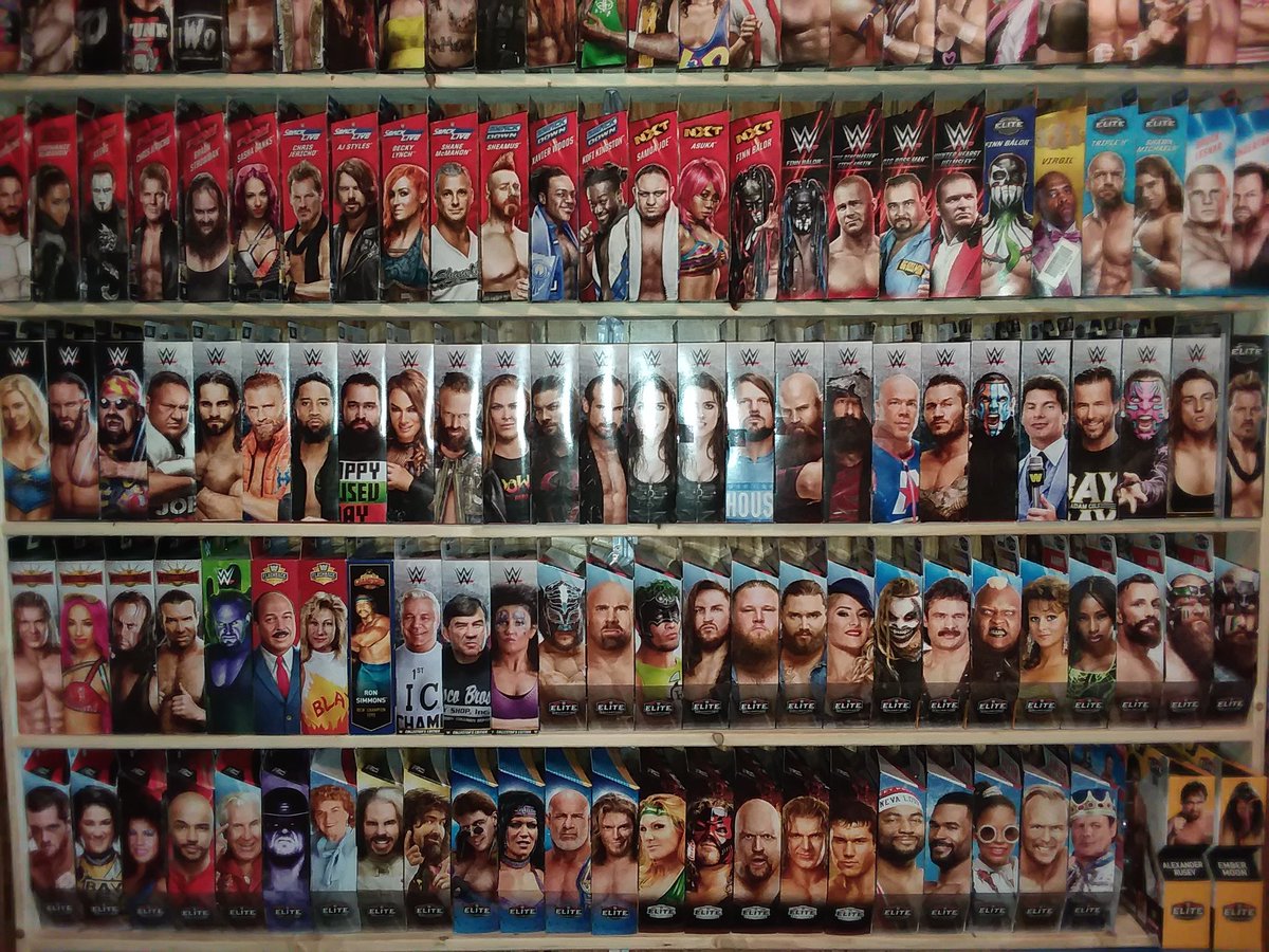 world_figure's tweet image. Those #mattel Elites, Elites, and More Elites! Very Cool Figures! #WWE