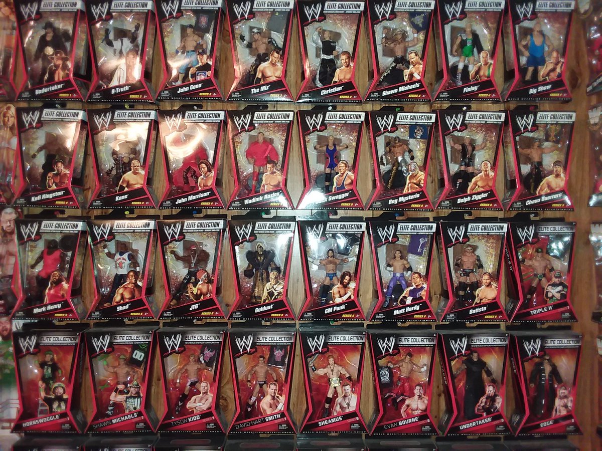 world_figure's tweet image. Those #mattel Elites, Elites, and More Elites! Very Cool Figures! #WWE