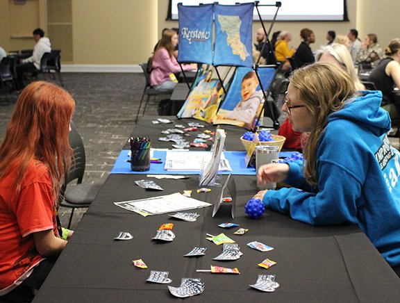 Keystone AEA School Psychologists Heather Kaufman and Kayla Lueth recently participated in a MPATH (Multidisciplinary Pathways to Recruit, Train, &amp; Retain School Mental Health Providers in IA) event so students could learn more about career opportunities at an AEA. Thank you!