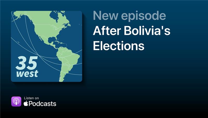 CSISAmericas's tweet image. What does Bolivia&apos;s election mean for the country&apos;s fragile economy and political landscape?
In this 35 West episode, @CHernandezRoy and Eduardo A. Gamarra unpack the challenges and opportunities ahead.
Listen here: csis.org/podcasts/35-we…