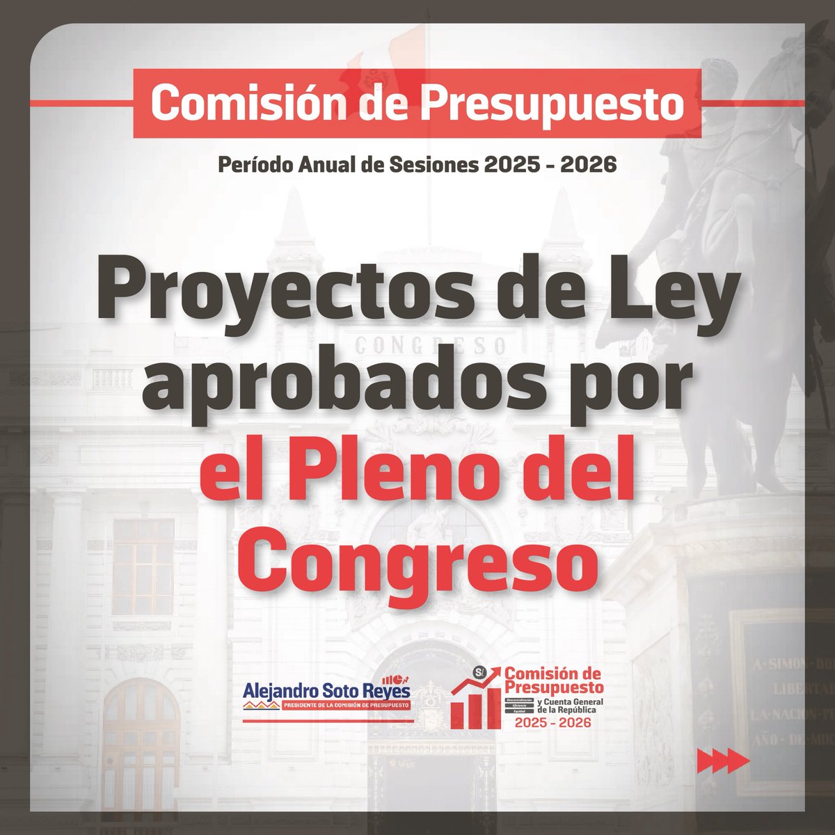 Comisión de Presupuesto del Congreso 2025-2026 tweet media