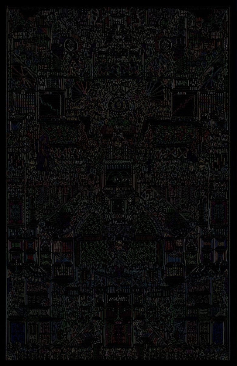 这是 @VinnieHager 的导数，它是通过逐像素地观察颜色通道变化计算得出的，有点像离散导数：